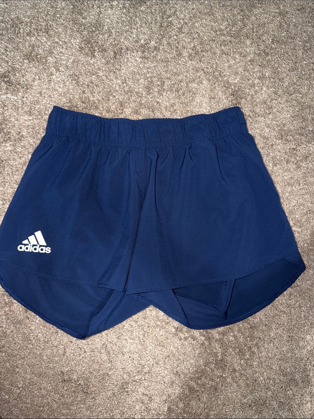Adidas Navy Blue Athletic Shorts